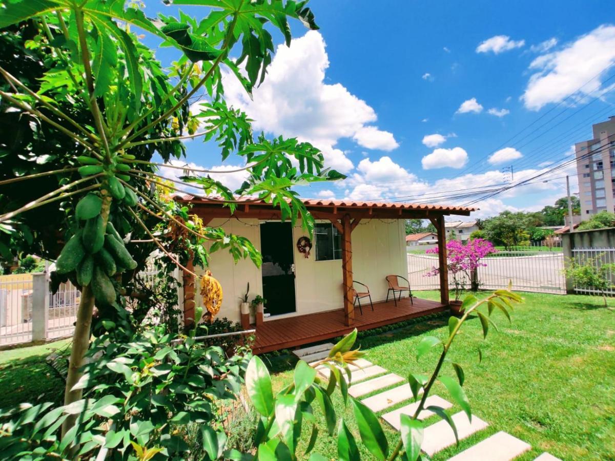 Encantadora casa container Blumenau Exterior foto